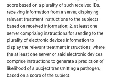 Pfister Patent US 11,107,588 B2 Approved 8/31/21 For The purpose Of Remote Contact Tracing Of All Vaxxed Humans Worldwide Are Now Connected To The “Internet Of Things”