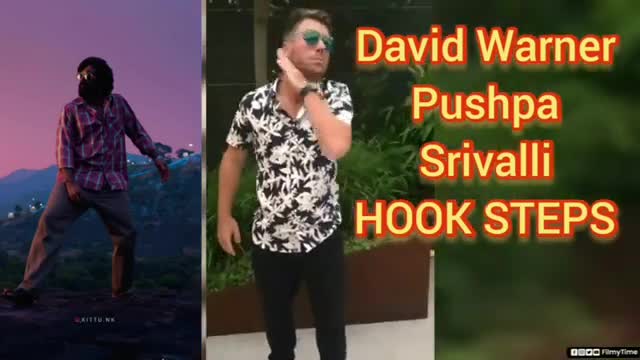 David Warner dance