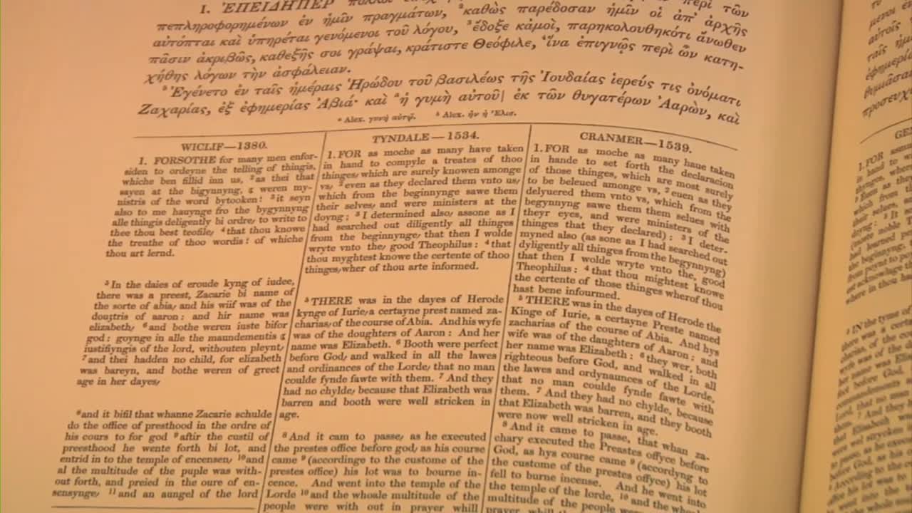 1841 English Hexapla Parallel New Testament Facsimile Reproduction