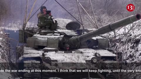 The Ukrainian tank commander expressed skepticism, the war will not end soon.