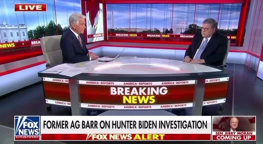 Bill Barr says the DNI & FBI said the Hunter Biden laptop was real and the media ignored it