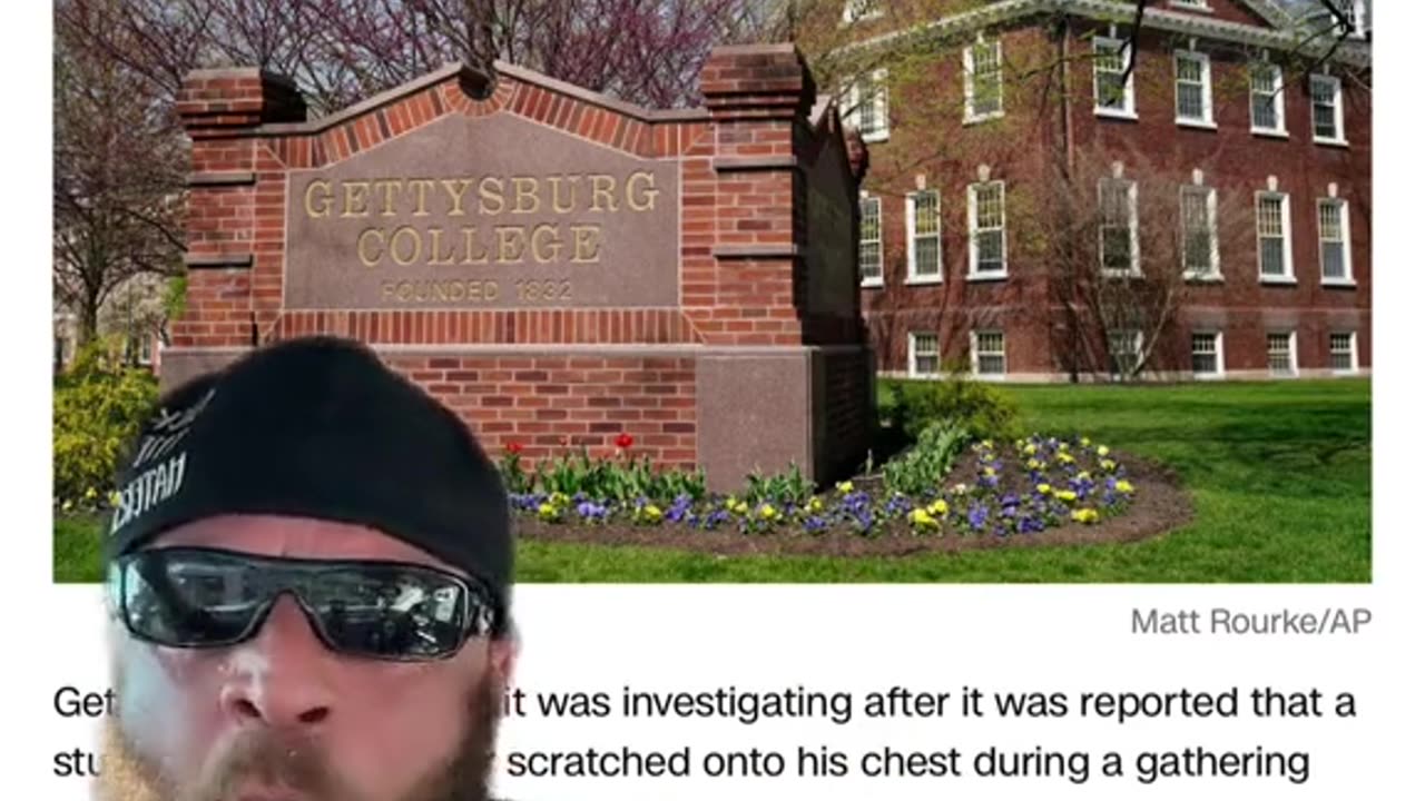 A Student has left Gettysburg College after a racial slur was etched onto a student's chest