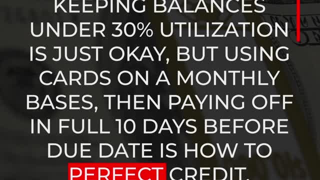 CREDIT TIP OF THE DAY