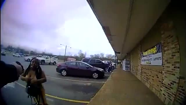 Body cam shows woman resisting arrest before shooting officer multiple times