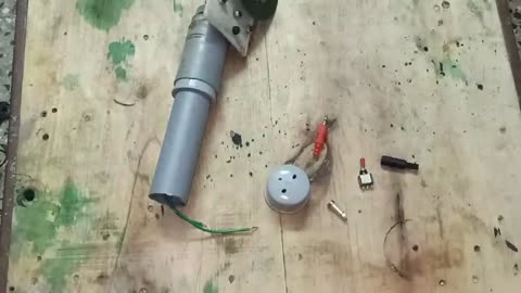 MOST POWERFUL ANGLE GRINDER USING SIMPLE PVC PIPE