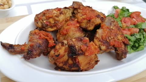 Super spicy grilled chicken