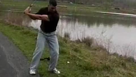 2000 - Golfing over the lake