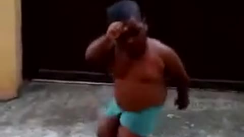 Funny baby dance