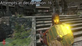 Attempting Virtual Removal of Head in Blade & Sorcery!