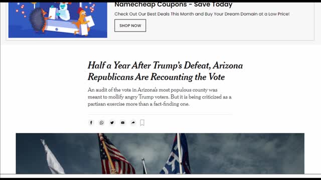 Arizona Recount and It's Importance in proving history