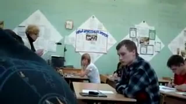 Spider-man in class. Funny)