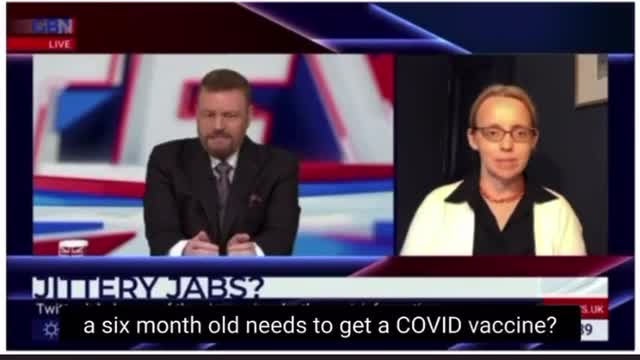 Dr Clare Craig on GB NEWS discussing FDA approval of covid vaccines for 0-4 years. *See Description*