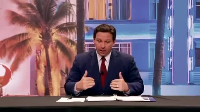 Florida Governor Ron DeSantis: "Everyone wants to come.”