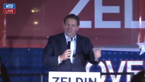 Gov. Ron DeSantis Joined Lee Zeldin’s Rally in Long Island, NY