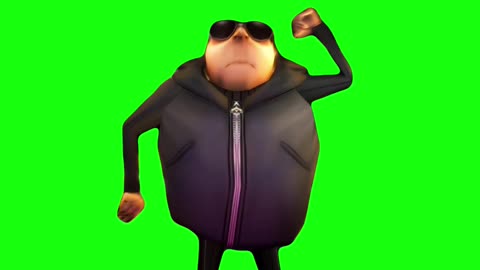 Gru Dancing to 95 Degrees | Green Screen