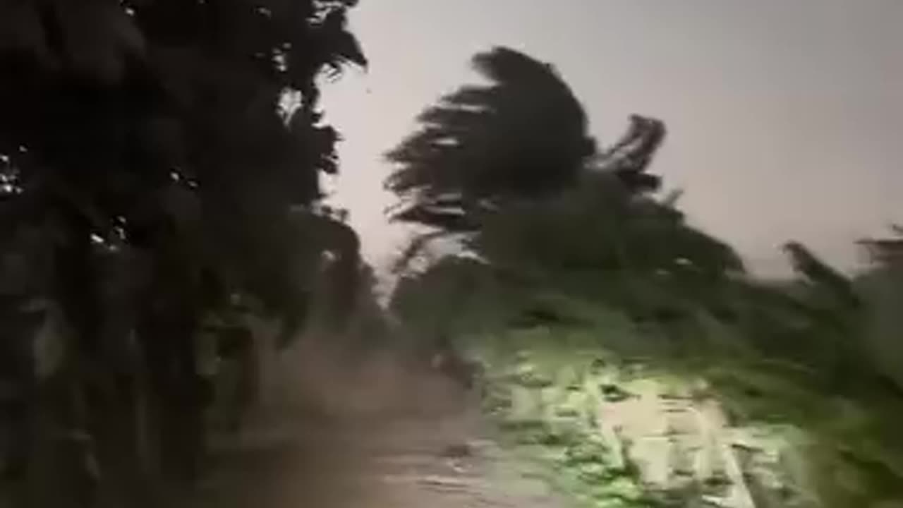 Suddenly faced with many storms it is very scary