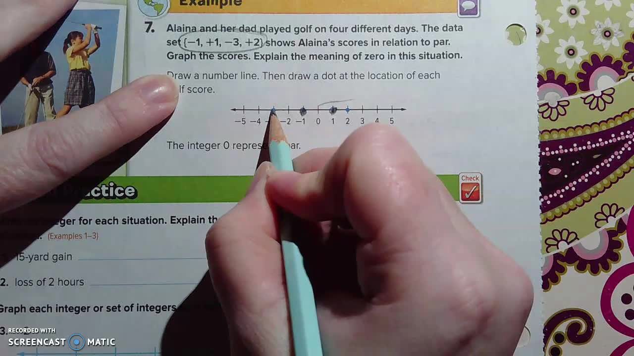 Gr 6 - Ch 5 - Lesson 1 - Integers and Graphing