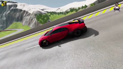 High Jump Car Crashed