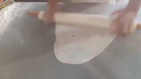 The Process Of Making Dough Cake