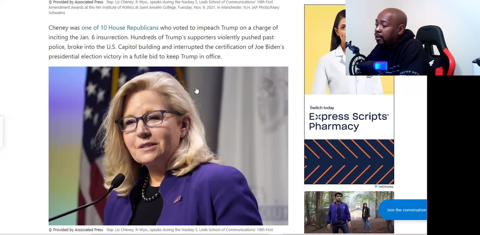 Liz Cheney backs Democrats once again