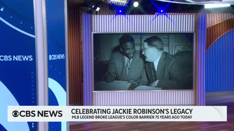 MLB honors 75th anniversary of Jackie Robinson breaking the color barrier