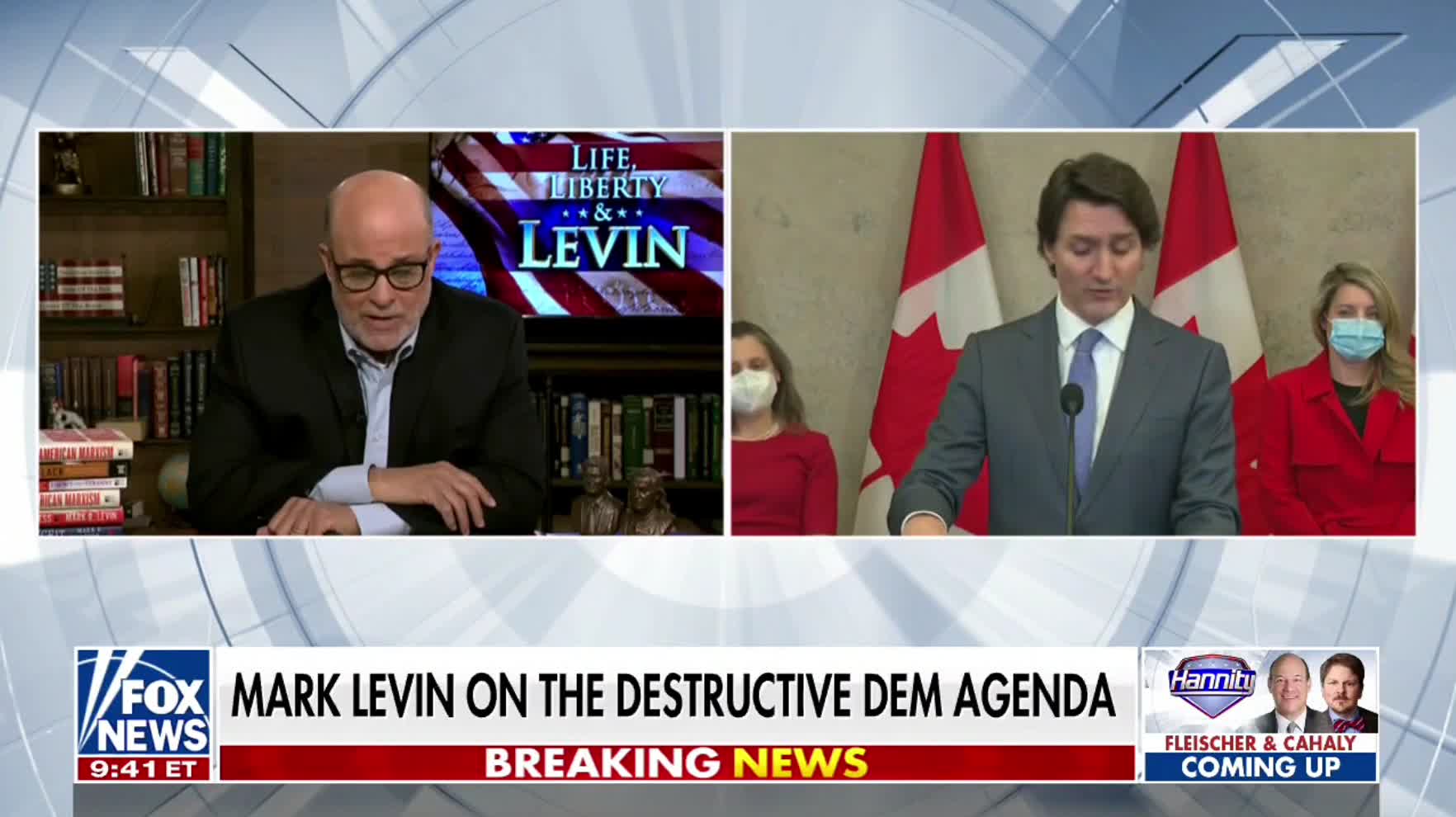 Mark Levin tears into Justin Trudeau