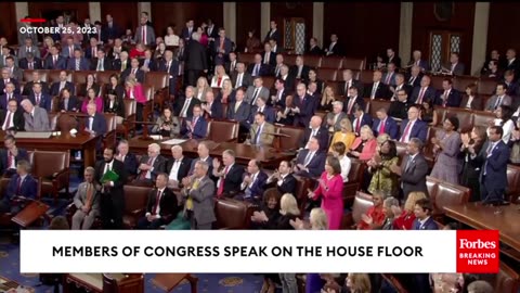 Hakeem Jeffries Addresses The House Following Tee Election Of Mike Johnson As Speaker