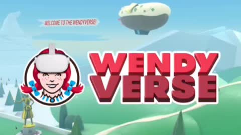 Wendy's ad pushing the metaverse propaganda