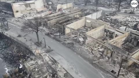 devastation after Maui fires