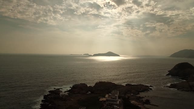 Lighthouse Sunset Sunrise Sky Sea Ocean Coast