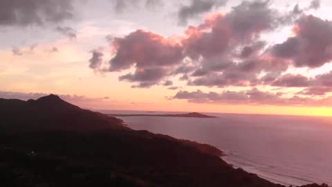 Sunset on Sayulita Beach in Mexico