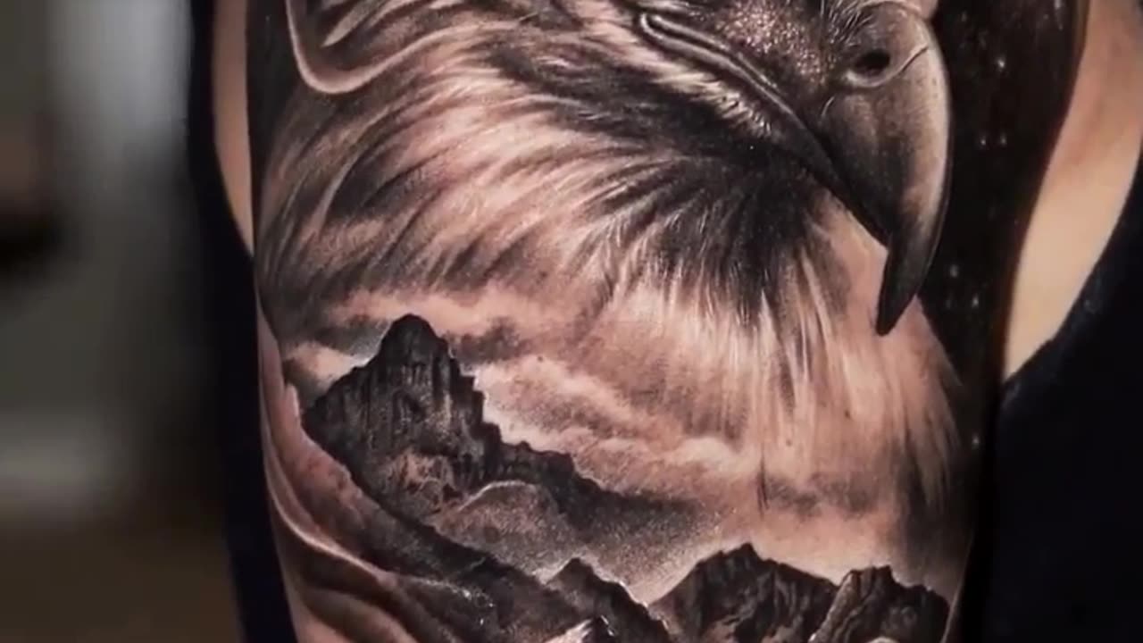 Another BEAUTIFUL Eagle done by Jose Contreras - TEXAS