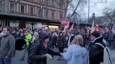 Austria packs her streets in opposition to medical tyranny!