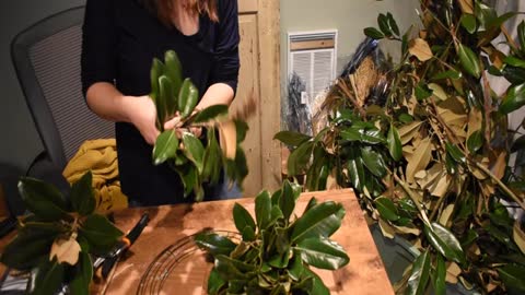 Fresh Magnolia Wreath