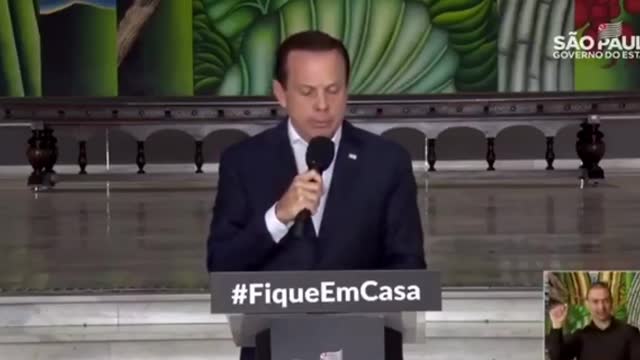 doria cloroquina falando que David Uip sugeriu cloroquina