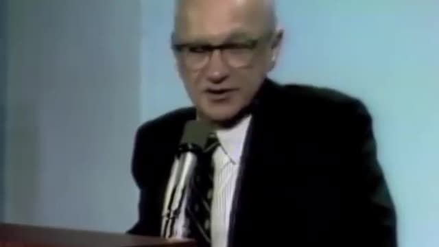 Milton Friedman: Washington is the cause of inflation.