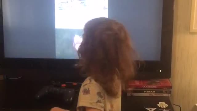 Toddler Reacting Our Tough Girls