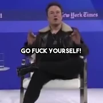 Elon Musk tells advertisers who are trying to blackmail him to "go fu*k yourself." 😆😆