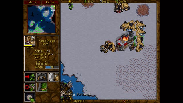 Warcraft 2, Tides of Darkness, Orc Campaign, Chapter 8 1/2 :-)