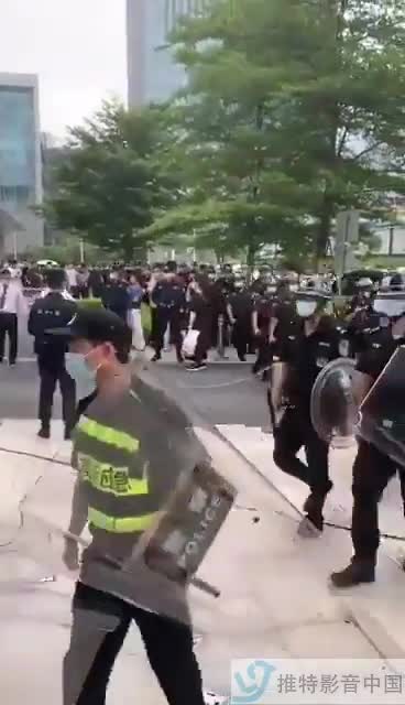 China Deploys Riot Police In Response To Working Class Protesting The Rich