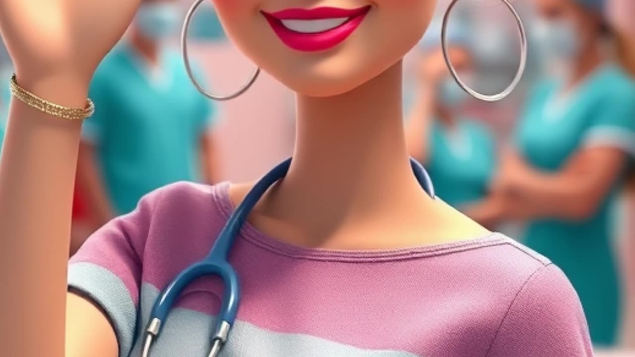 Barbie: The Caring Nurse at the Hospital