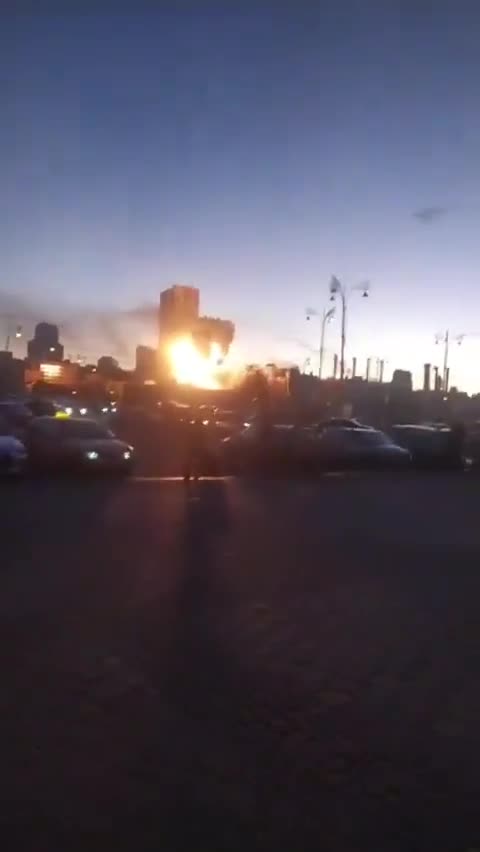 Geran Drone Arrival Somewhere in Ukraine