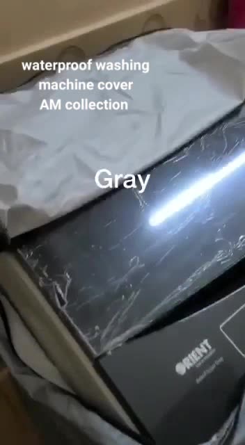 Waterproof washing machine cover