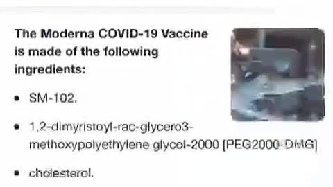 WARNING: Whats in Your Vaccine / SM-102