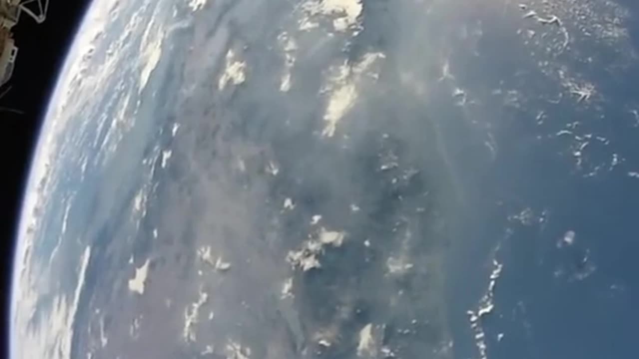 Earth satellite view