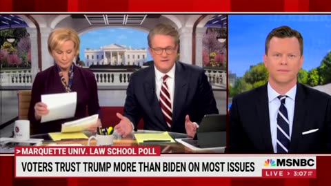 WARNING JOE: Scarborough SHOCKED Over Recent Polls Showing Trump Ahead, 'Warning to Dems' [WATCH]