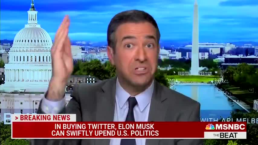 MSDNC's Ari Melber just told us how they shadow banned the conservative voice