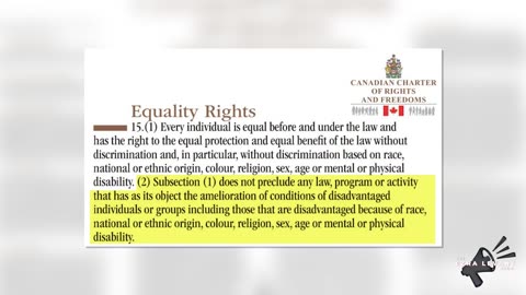 Push For 'Equity' Over Equality Leading Canada Down Dark Path (Read Description)