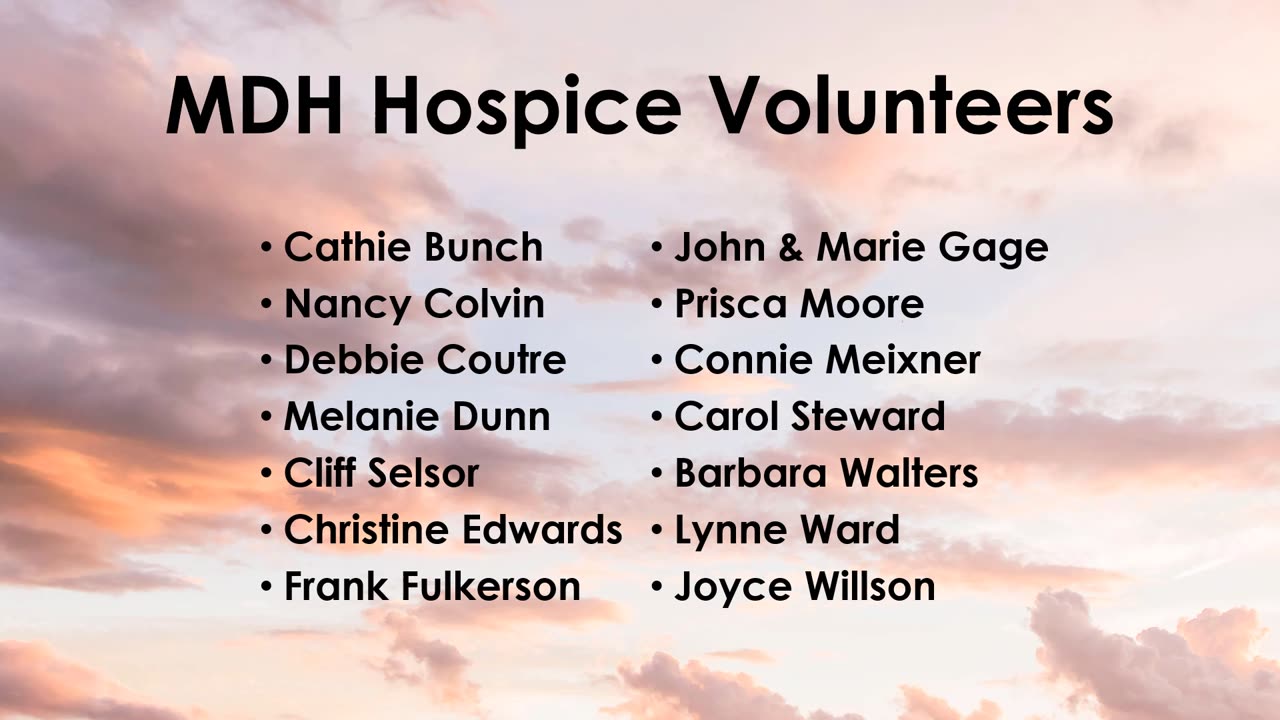 MDH Hospice Memorial 2024