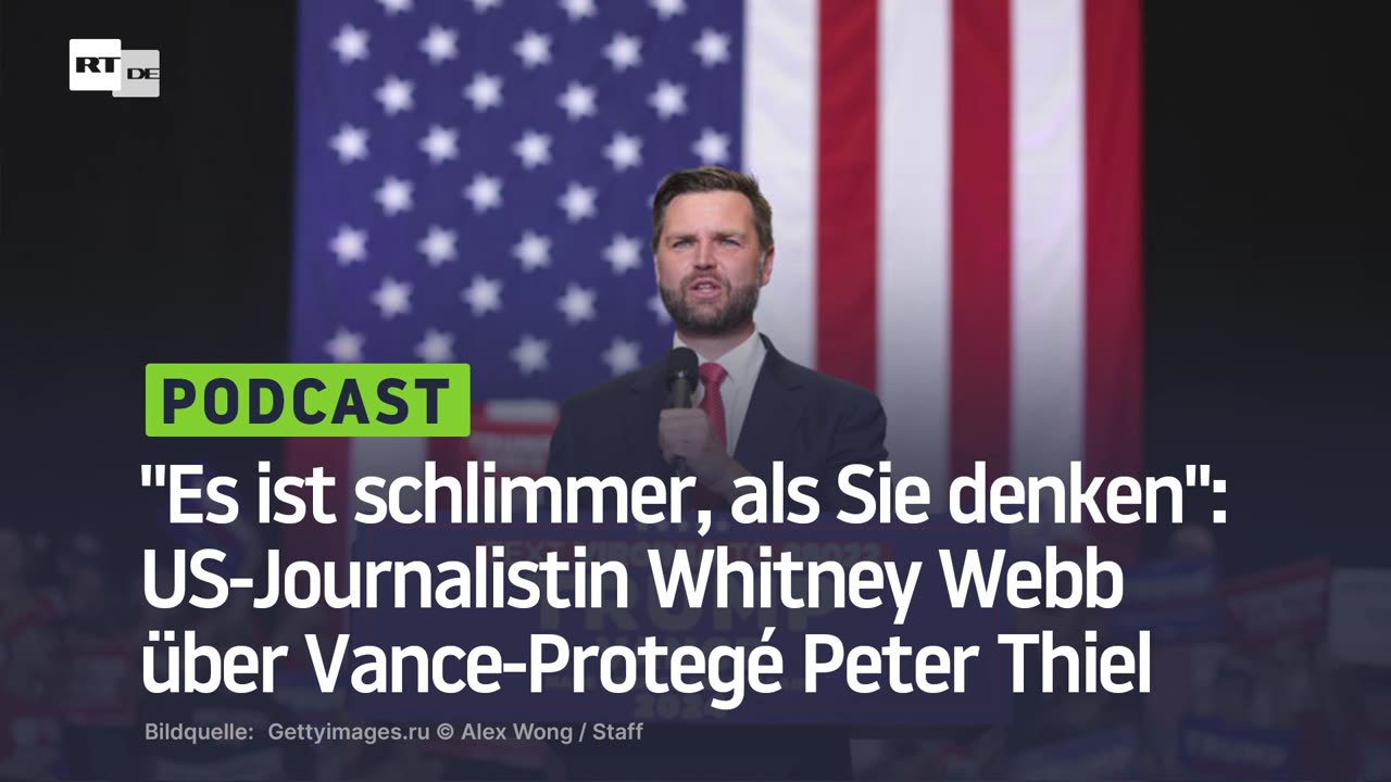 "Es ist schlimmer, als Sie denken": US-Journalistin Whitney Webb über Vance-Protegé Peter Thiel